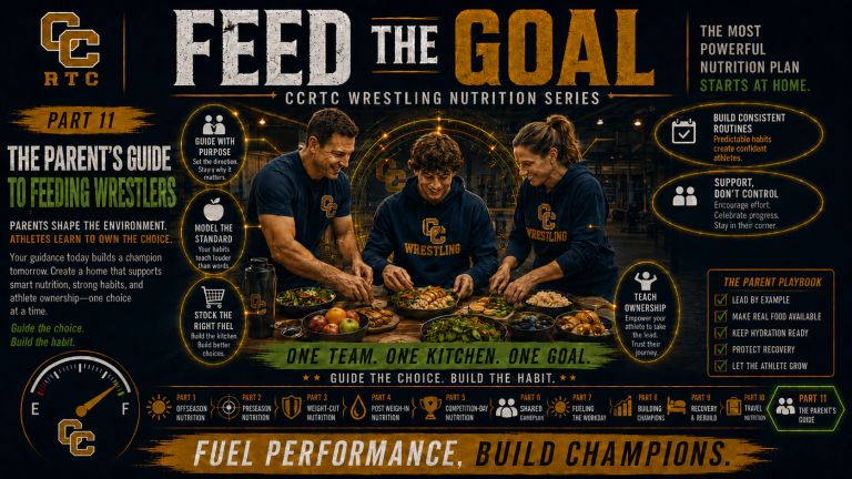 Feed the Goal – Part 11: The Parent’s Guide to Feeding Wrestlers