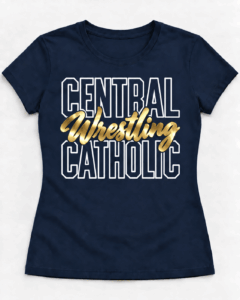 Woman's T-Shirt Central Catholic Wrestling